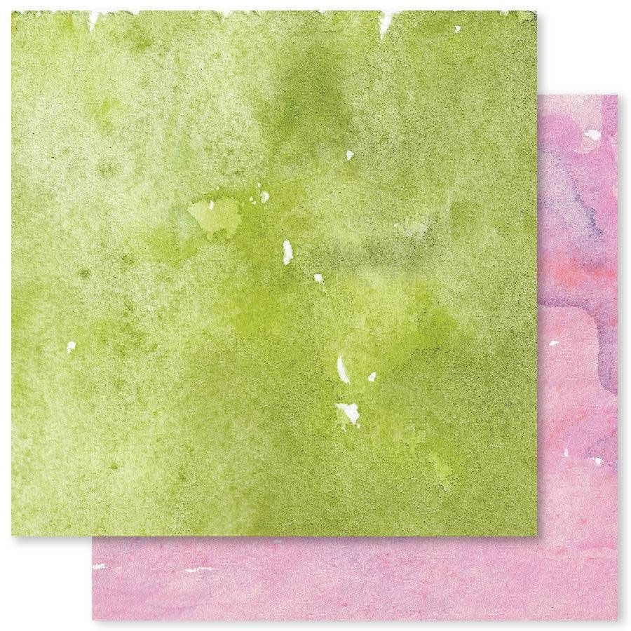 Paper Rose - 12"x12" Double-sided Paper - Watercolours - Sublime - A