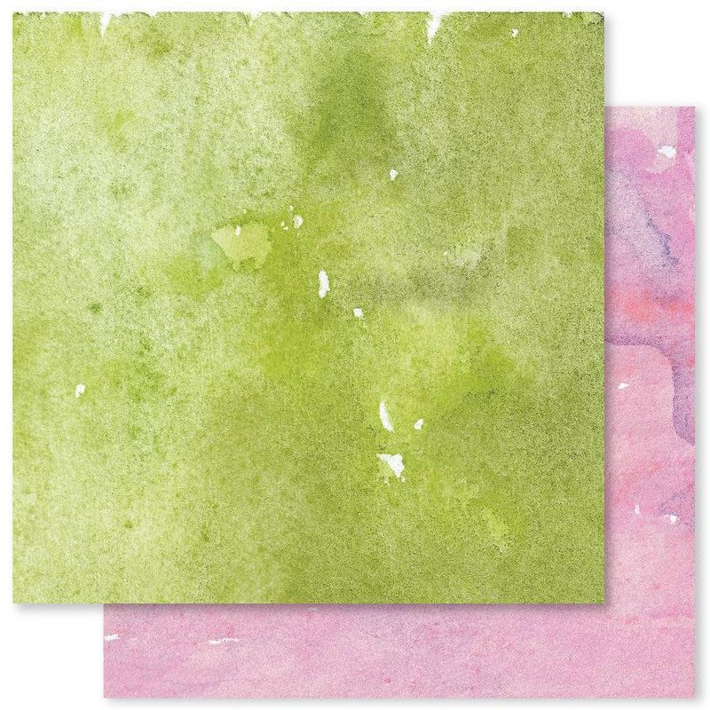 Paper Rose - 12"x12" Double-sided Paper - Watercolours - Sublime - A