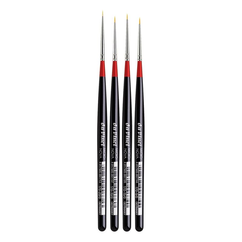 Art Basics - Da Vinci Micro Nova - Golden Synthetic - 4 Different Sizes