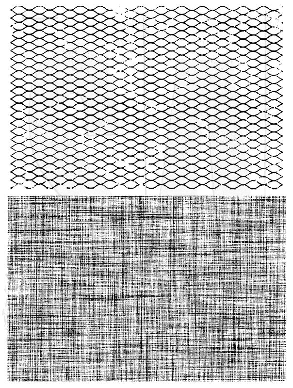 Stampers Anonymous - Tim Holtz - Cling Mount Stamp - Mesh &amp; Linen