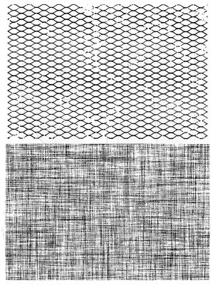 Stampers Anonymous - Tim Holtz - Cling Mount Stamp - Mesh &amp; Linen