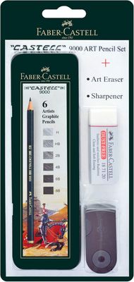 Faber-Castell - 9000 Artist Graphite Pencil Set