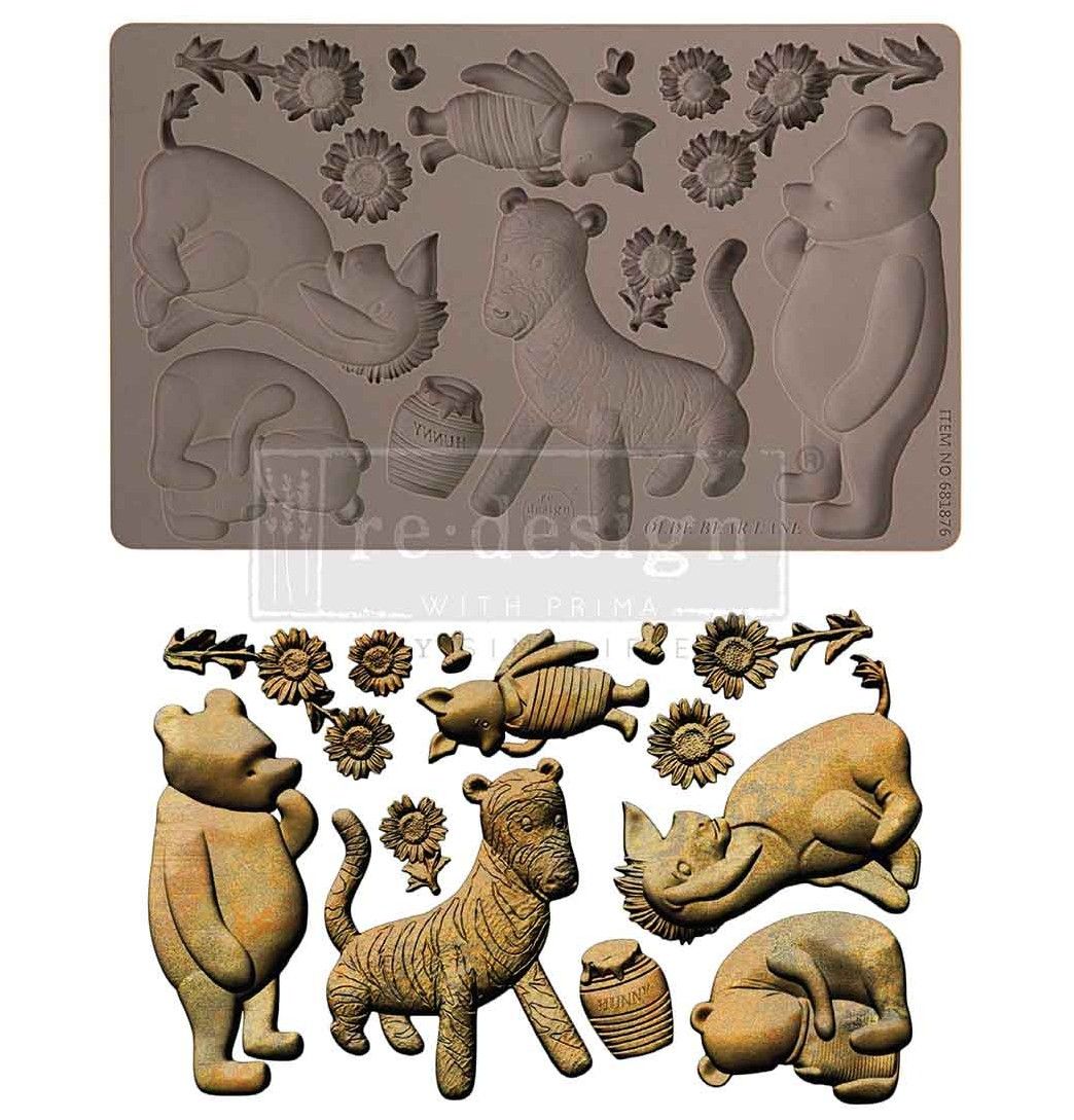 Prima Marketing - 5"x8" Silicone Moulds - Olde Bear Lane