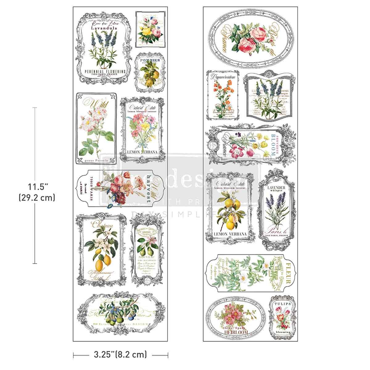 Prima Marketing Re-Design - Luxe Transfer - Fleur de Frame