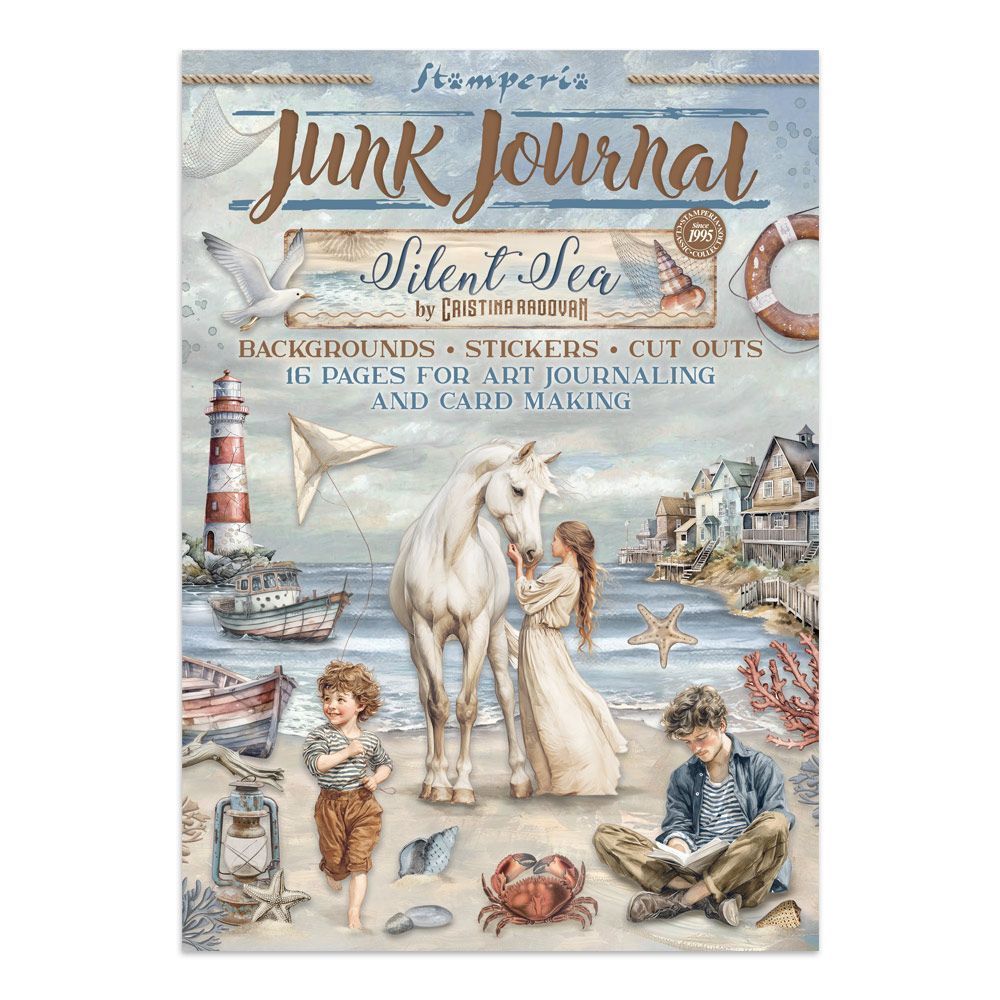 Stamperia - Silent Sea - Junk Journal Stickers, Cut-Outs-Backgrounds