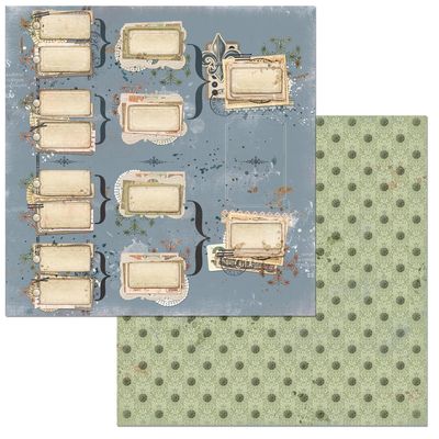 Bo Bunny - Once upon a Lifetime - 12"x12" Double-sided Paper -Ancestors