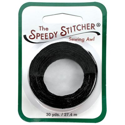 Speedy Stitcher® - Replacement Thread - Coarse Skein -  30yd - Black