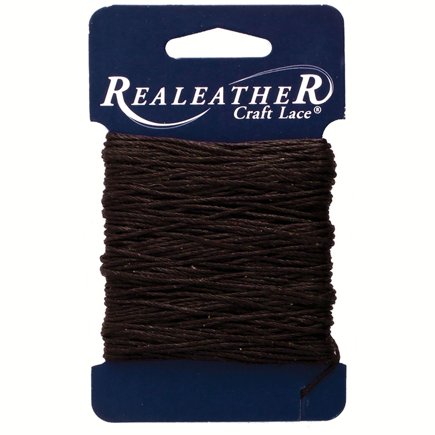 Realeather Crafts - Waxed Thread - 25 yards - Brown