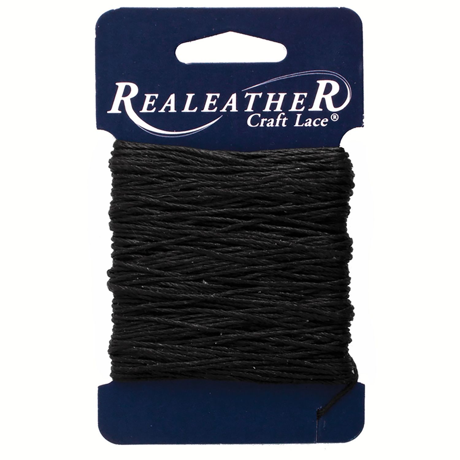 Realeather Crafts - Waxed Thread - 25 yards - Black