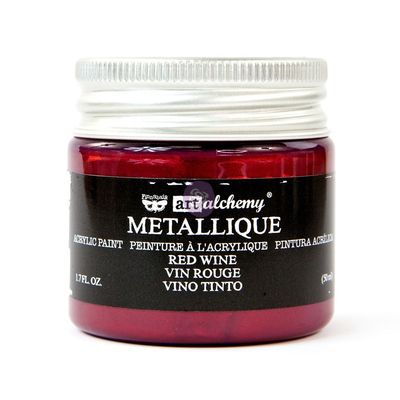Prima Marketing - Art Alchemy - Metallique Acrylic Paint - Red Wine