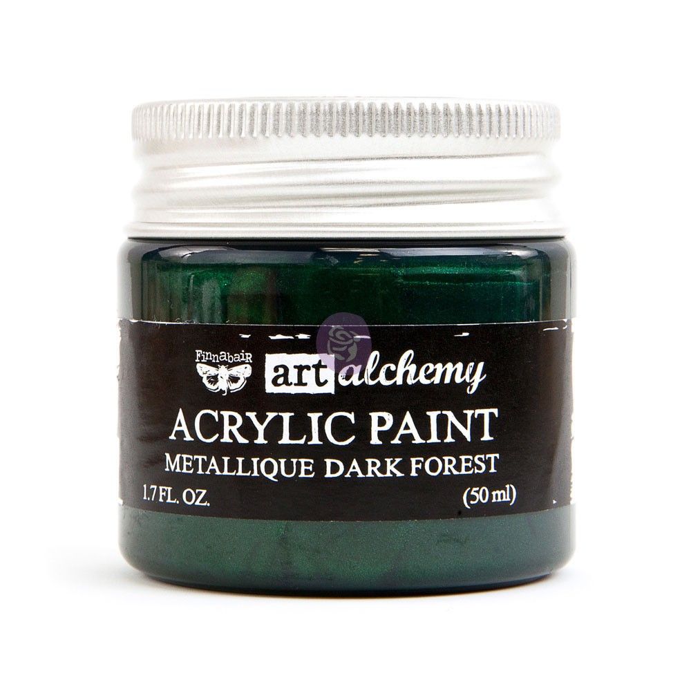 Prima Marketing - Art Alchemy - Metallique Acrylic Paint - Dark Forest