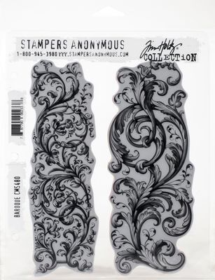 Stampers Anonymous - Tim Holtz - Cling Mount Stamp - Baroque