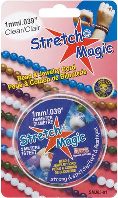 Pepperell - Stretch Magic Bead &amp; Jewelry Cord - 1mm - Clear