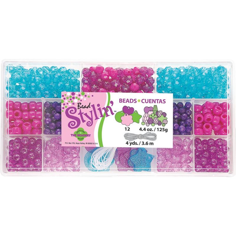 The Beadery - Bead Stylin' Bead Box Kit - Berry Bright