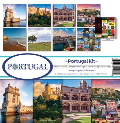 Reminisce - 12"x12" Paper Pad - Portugal