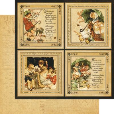 Graphic 45 - ABC Primer - 12"x12" Double-sided Paper - Happy Go Lucky