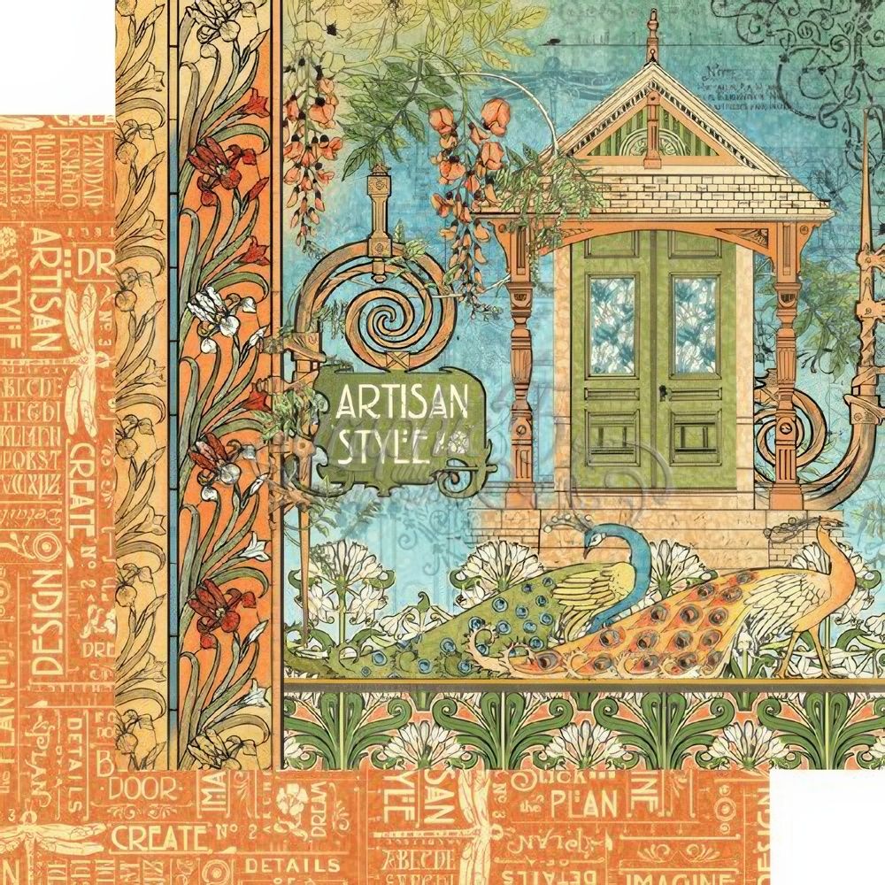 Graphic 45 - Artisan Style - 12"x12" Double-sided Paper - Artisan Style