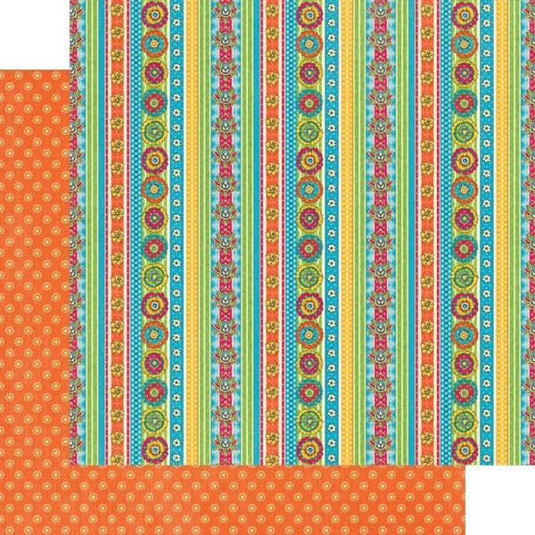 Graphic 45 - Bohemian Bazaar - 12"x12" Double-sided Paper - Dazzling Delights