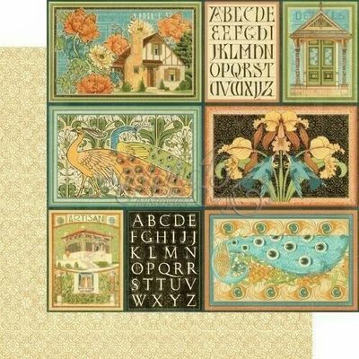 Graphic 45 - Artisan Style - 12"x12" Double-sided Paper - Creative Ideal