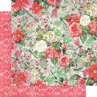 Graphic 45 - Flutter - 12"x12" D/S Paper - Glorious