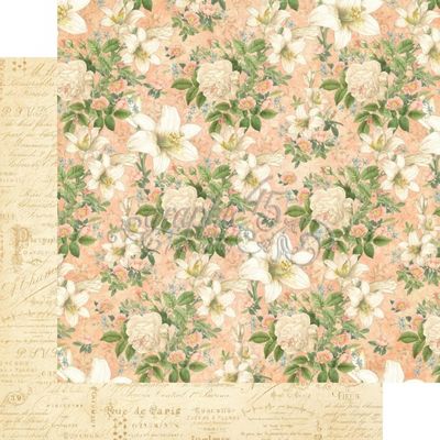 Graphic 45 - Gilded Lily - 12"x12" D/S Paper - Royal Gardens