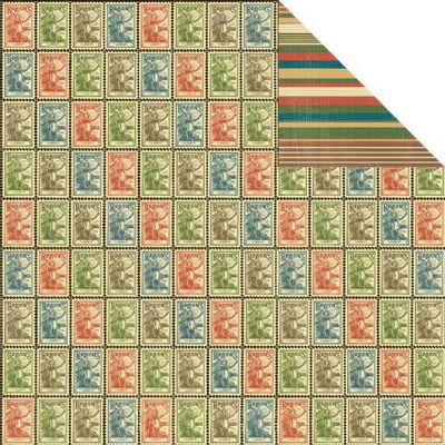 Graphic 45 - Good Ol' Sports - 12"x12" Double-sided Paper - Victory