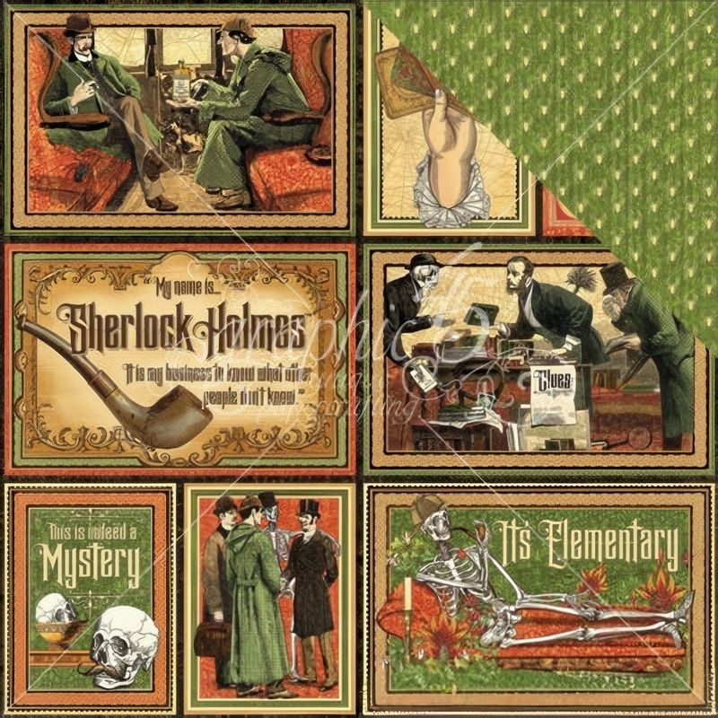 Graphic 45 - Master Decective - 12"x12" D/S Paper - It's Elementary