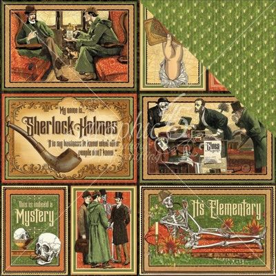 Graphic 45 - Master Decective - 12"x12" D/S Paper - It's Elementary