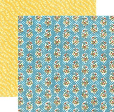 Graphic 45 - Mother Goose - 12"x12" D/S Paper - A Pocket full of Posies