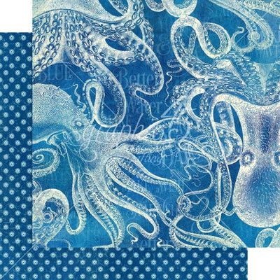 Graphic 45 - Ocean Blue - 12"x12" D/S Paper - Antigua