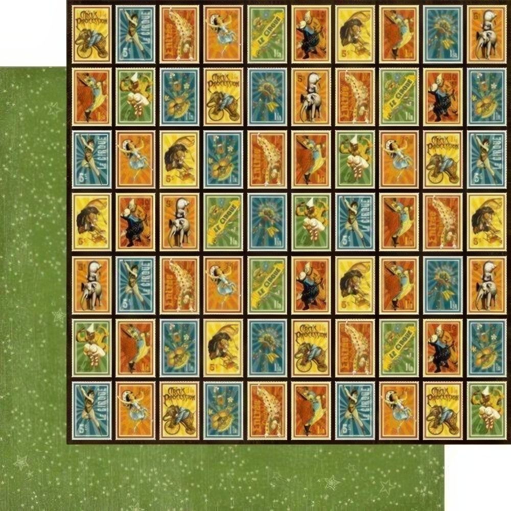 Graphic 45 - Le Cirque - 12"x12" D/S Paper - Wizards of Wonder