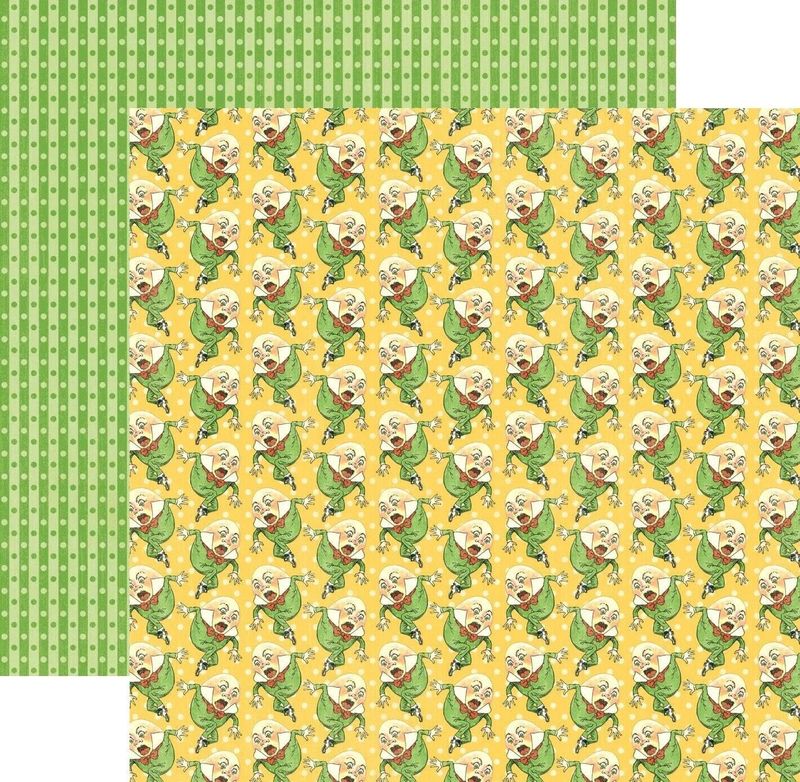 Graphic 45 - Mother Goose - 12"x12" Double-sided Paper - Humpty Dumpty