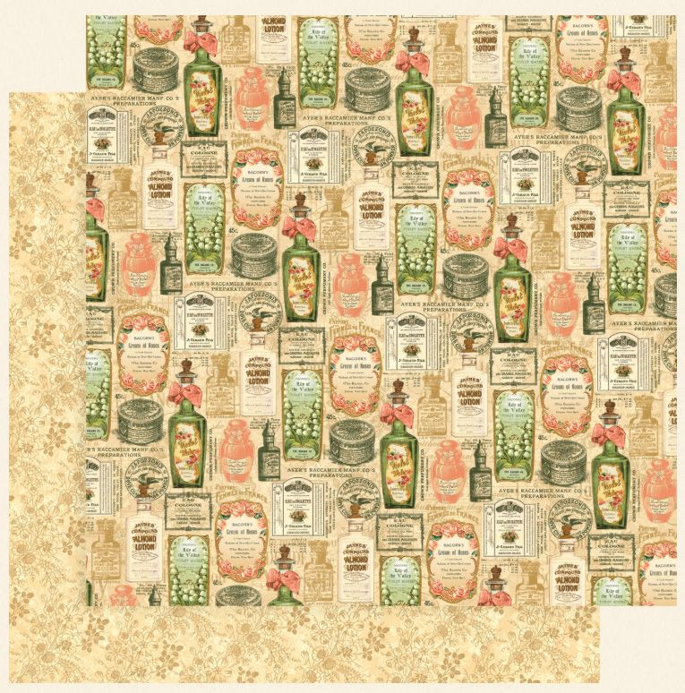 Graphic 45 - Portrait of a Lady - 12"x12" D/S Paper - Isabella