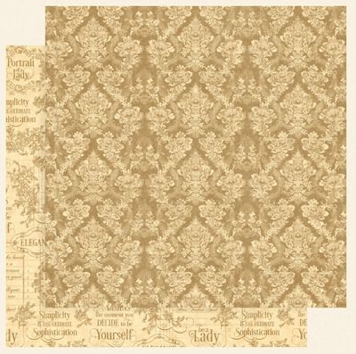 Graphic 45 - Portrait of a Lady - 12"x12" D/S Paper - Grace