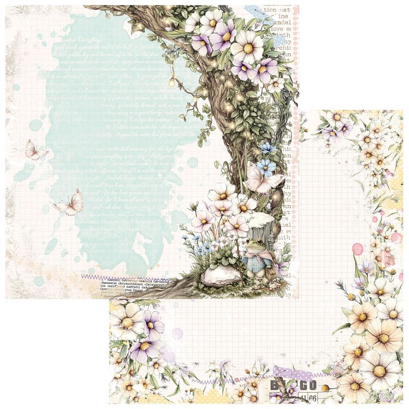 49 and Market - The Looking Glass - 12"x12" D/S Paper - Reflected Tales