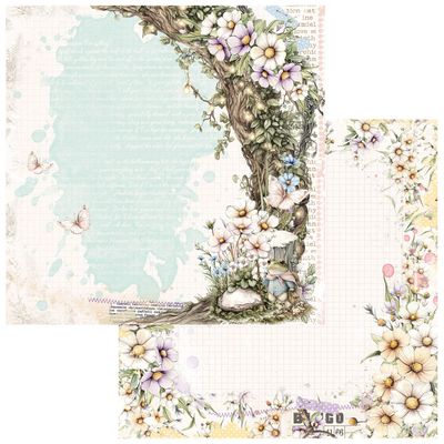 49 and Market - The Looking Glass - 12"x12" D/S Paper - Reflected Tales