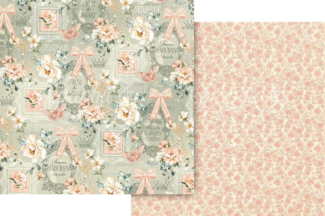 Graphic 45 - Always and Forever - 12"x12" D/S Paper - Simply Divine