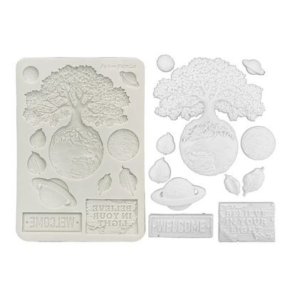 Stamperia - A New Beginning - A5 Silicone Mould - Planets