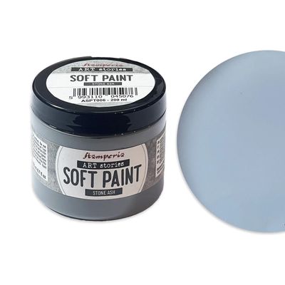 Stamperia - Art Stories - Soft Paint - 200ml - Stone Ash