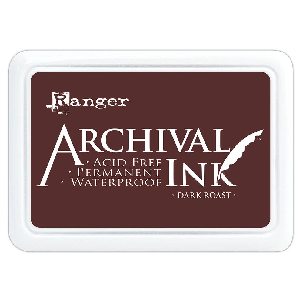 Ranger - Archival Ink - Inkpad - Dark Roast