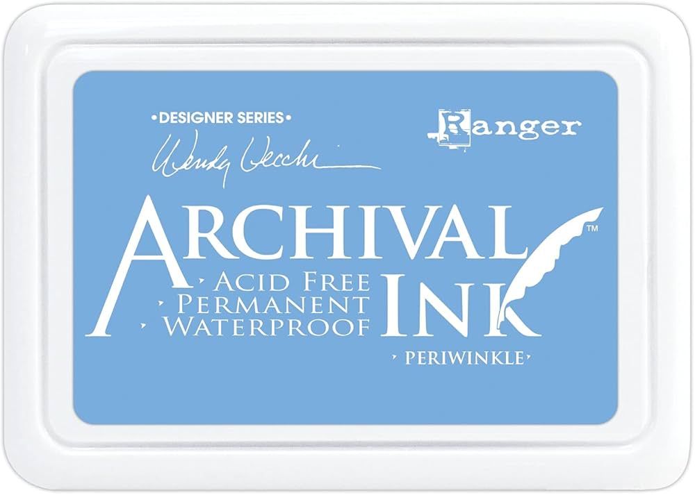 Ranger - Archival Ink - Inkpad - Wendy Vecchi - Periwinkle