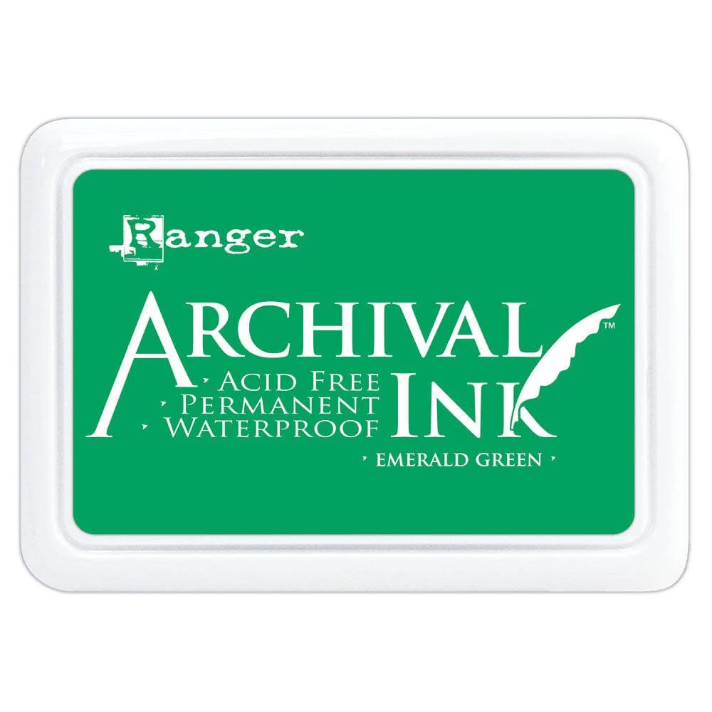 Ranger - Archival Ink - Inkpad - Emerald Green