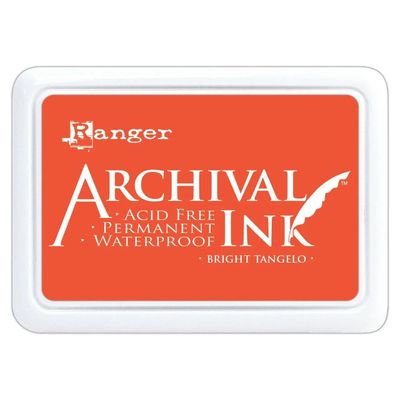 Ranger - Archival Ink - Inkpad - Bright Tangelo