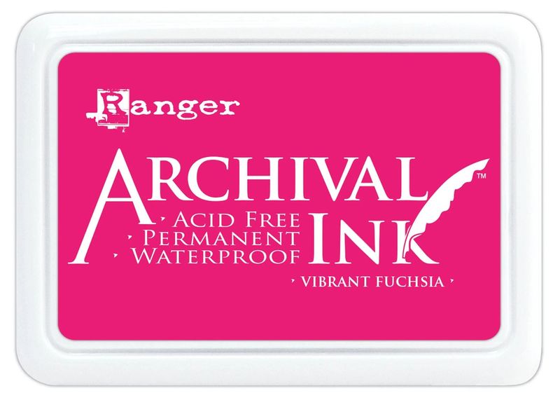 Ranger - Archival Ink - Inkpad - Vibrant Fuschia