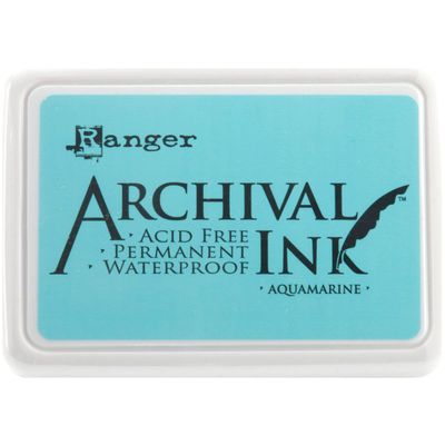 Ranger - Archival Ink - Inkpad - Aquamarine