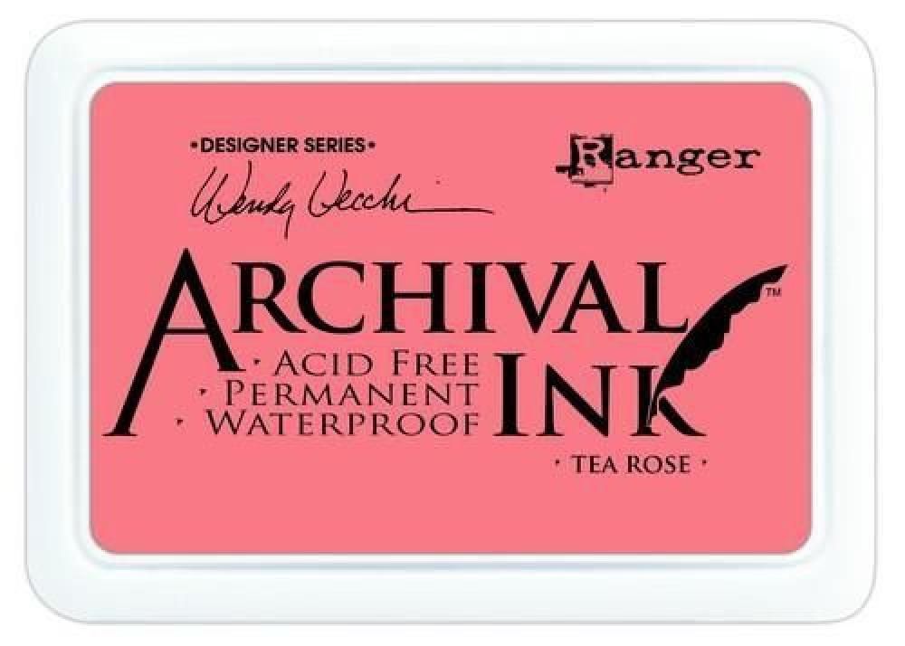Ranger - Archival Ink - Inkpad - Wendy Vecchi - Tea Rose