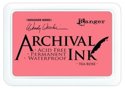 Ranger - Archival Ink - Inkpad - Wendy Vecchi - Tea Rose