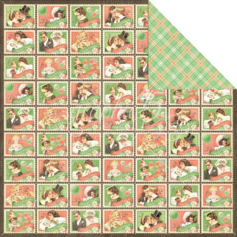 Graphic 45 - Time to Celebrate - 12"x12" D/S Paper - Best Wishes