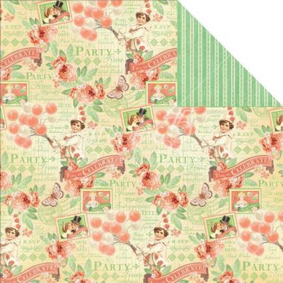 Graphic 45 - Time to Celebrate - 12"x12" D/S Paper - Let's get Together