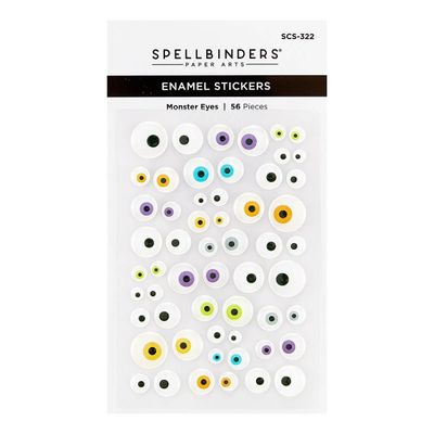 Spellbinders - Enamel Stickers - Monster Eyes